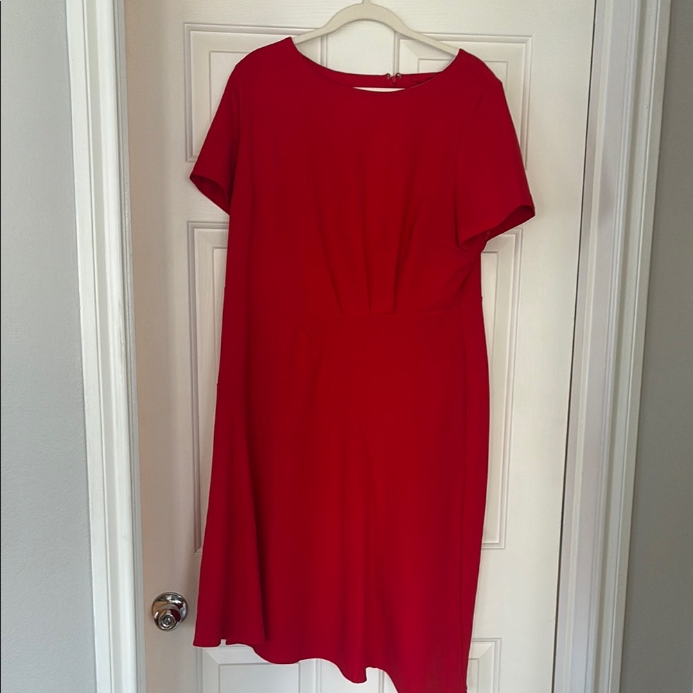 Lane Bryant Red short sleeve dress